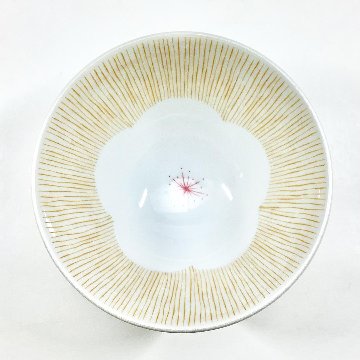 錦小花きび糸十草高茶碗　11㎝の画像