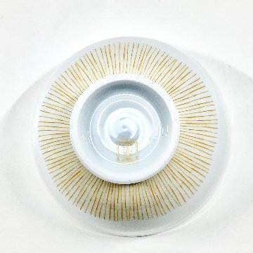 錦小花きび糸十草高茶碗　11㎝の画像