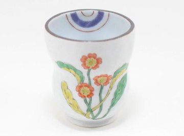 錦花暦湯呑/桜草  180ccの画像