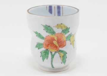 錦花暦湯呑/葵  180ccの画像