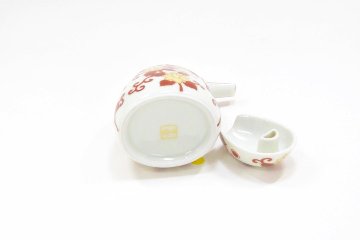 錦赤唐草川蝉形醤油差し/ミニ（箱入）(Soy sauce dispenser)の画像