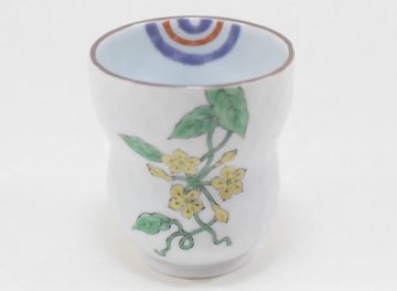 錦花暦湯呑/忍冬  180ccの画像