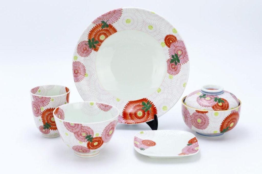 菊花尽くし 五つ揃いの画像