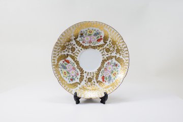 錦白ベルサイユ碗皿画像