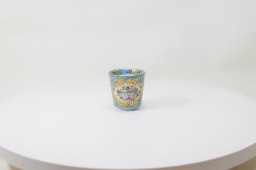 錦翡翠ベルサイユ中国茶碗皿画像