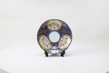 錦青ベルサイユ中国茶碗皿画像