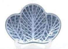 青鈍釉松葉形銘々皿　13㎝の画像