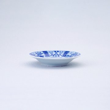 voc染付12㎝皿　5枚セット　有田町ふるさと納税出品中の画像