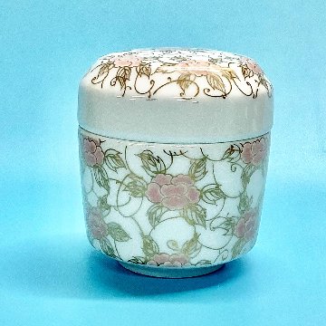 紅牡丹分骨用・ペット用 （桐箱付）　8㎝　の画像