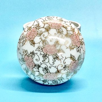 紅牡丹分骨用・ペット用 （桐箱付）　8㎝　の画像