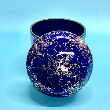 瑠璃金牡丹分骨用・ペット用 （桐箱付）　8㎝　の画像