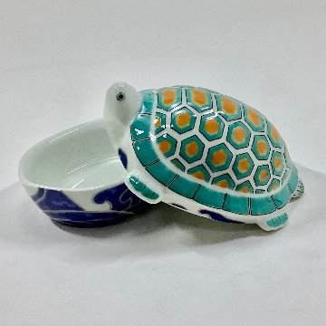 錦亀形蓋物の画像