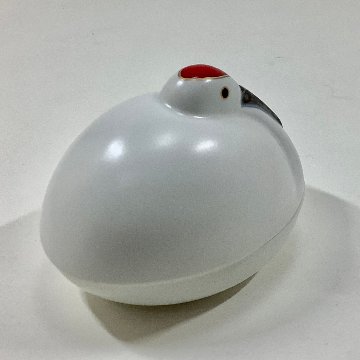 錦雪衣鶴形小蓋物の画像