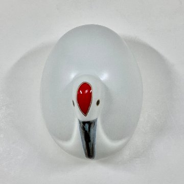 錦雪衣鶴形小蓋物の画像