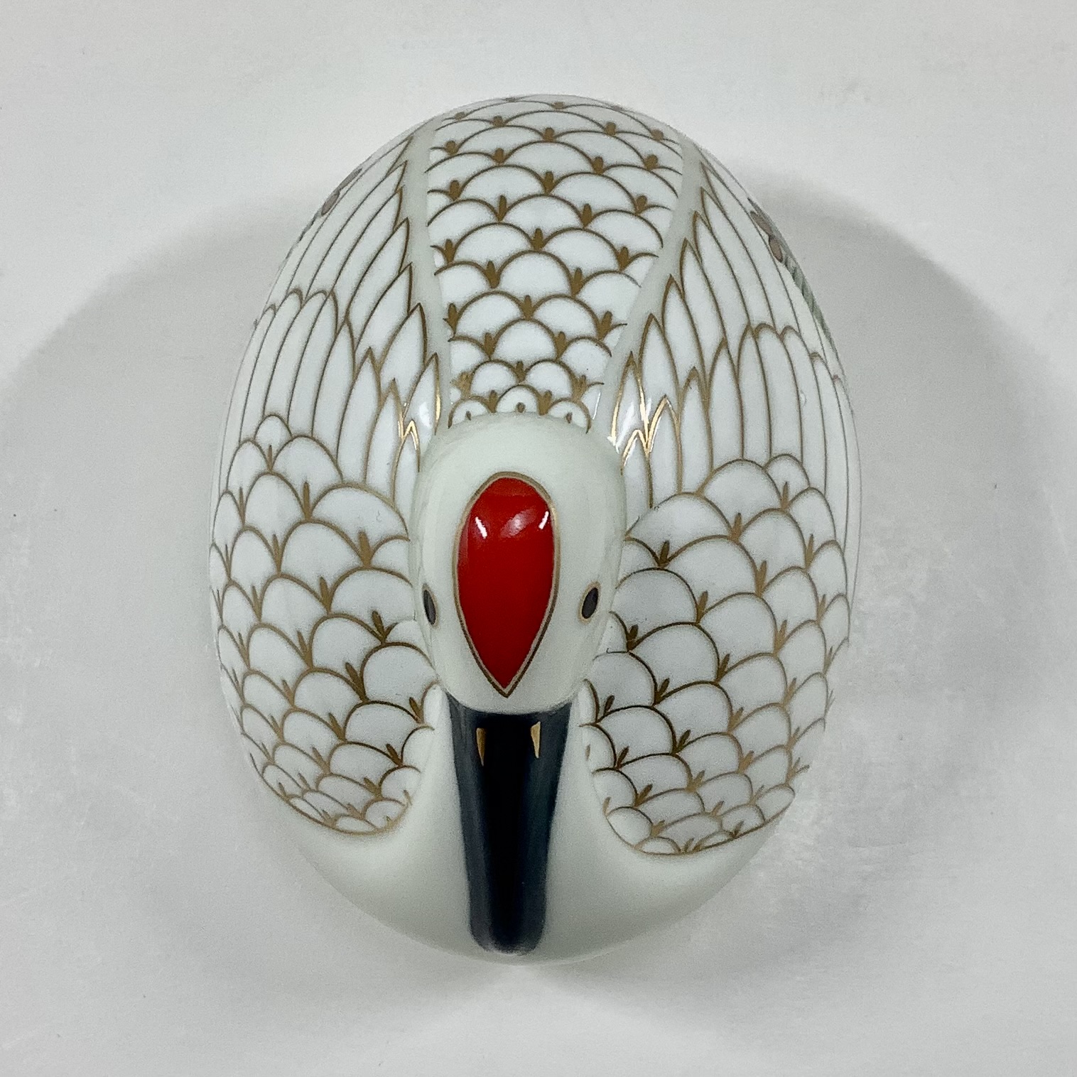 錦巣ごもり鶴形小蓋物の画像