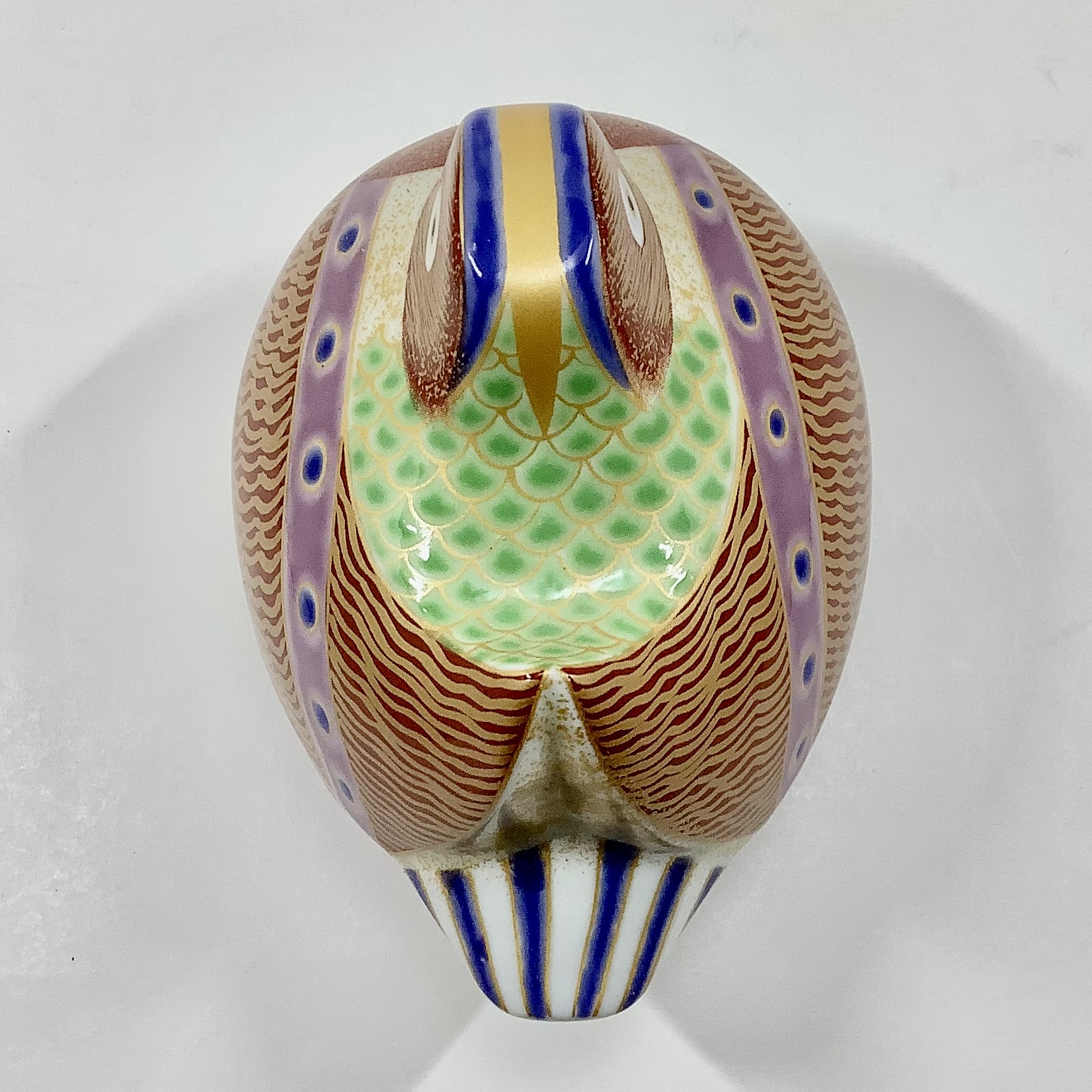 錦新おしどり蓋物/雄　の画像