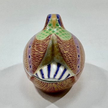 錦新おしどり蓋物/雄　の画像