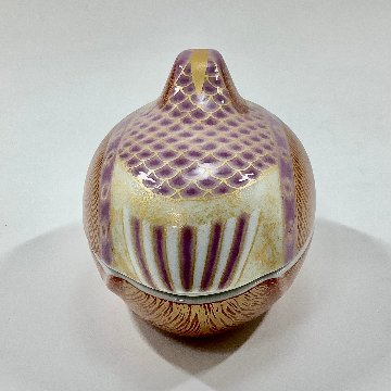 錦新おしどり蓋物/雌の画像