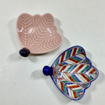 曙釉矢絣形小付　8.5㎝の画像
