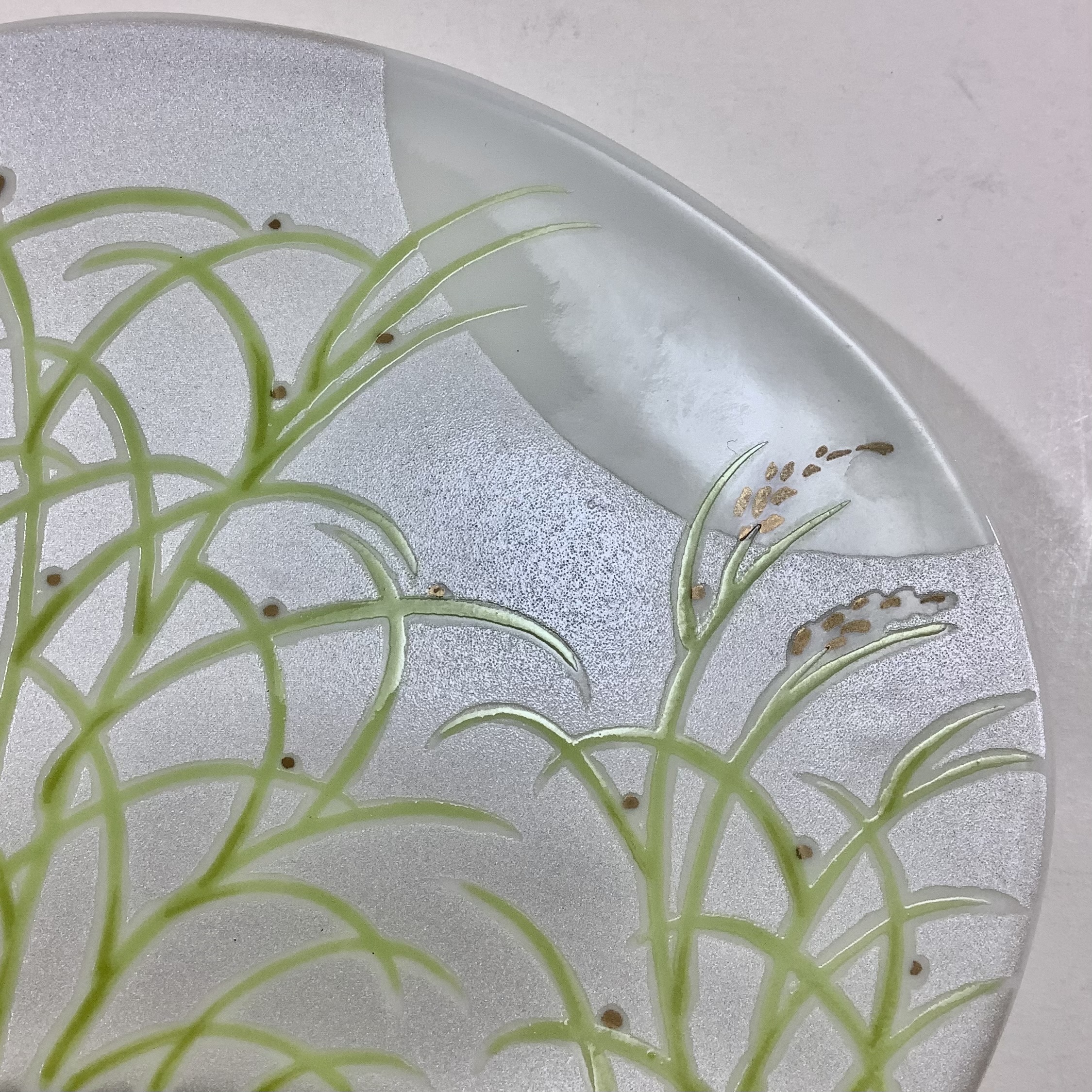 錦月明半月銘々皿（白）　14.5㎝の画像
