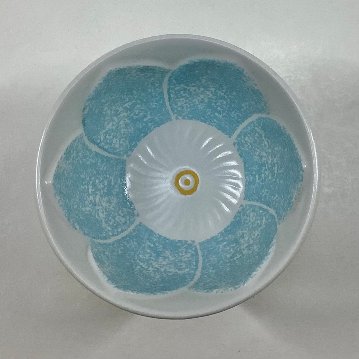 錦薄水花彫高台小付　8㎝の画像