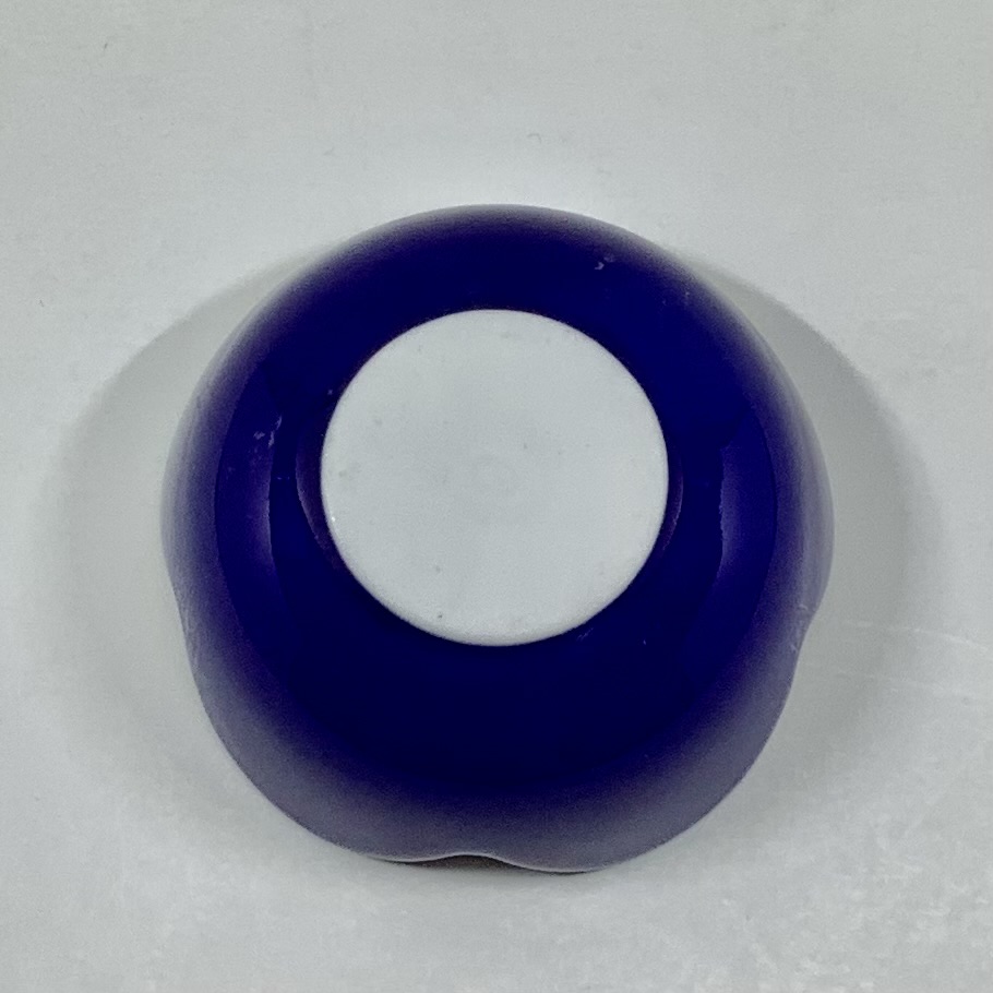 ルリ青梅形小付　5.5㎝の画像