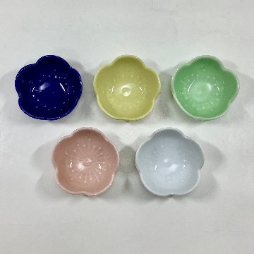 ルリ青梅形小付　5.5㎝の画像
