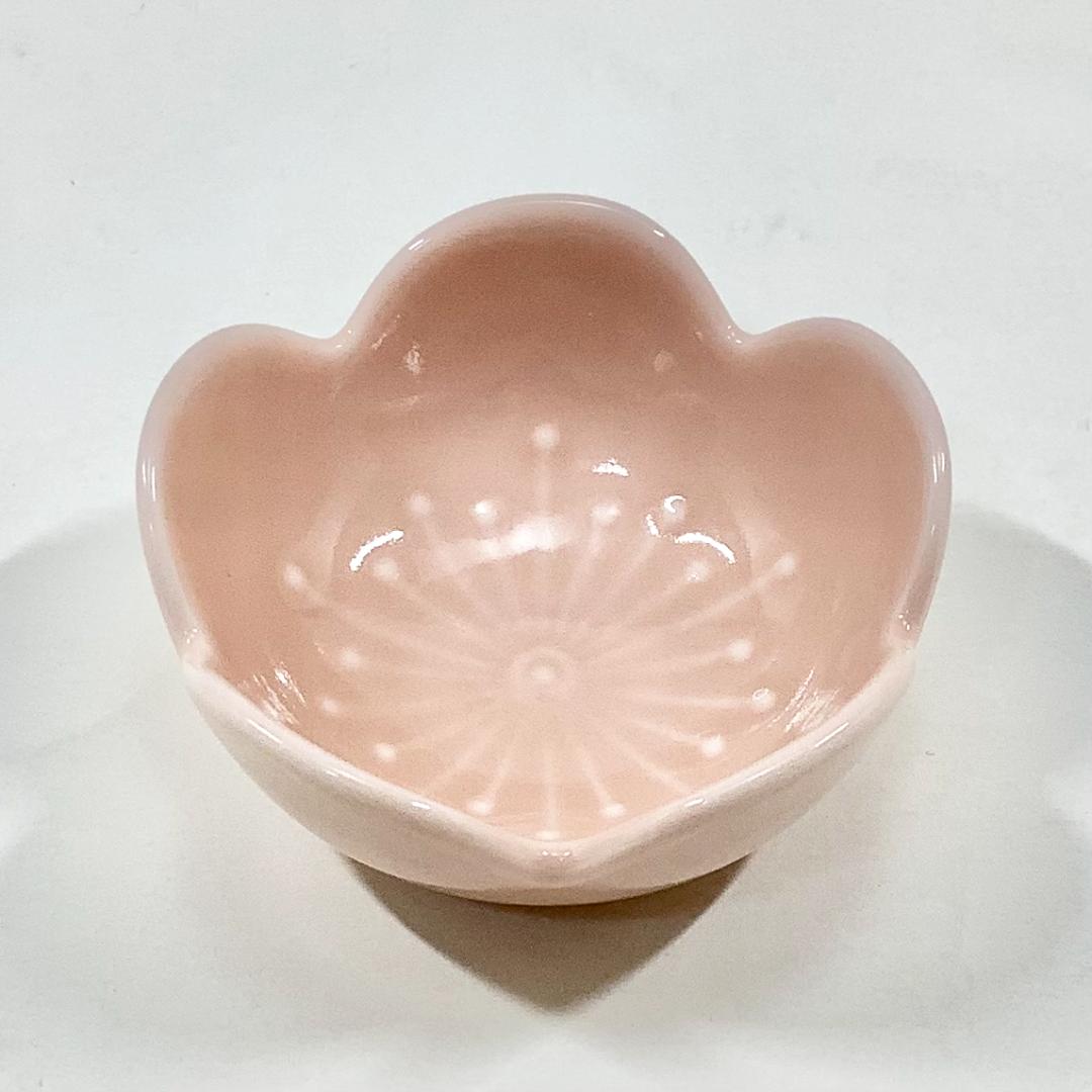 曙釉梅形小付　5.5㎝の画像