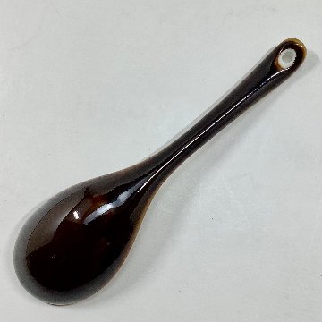 べっ甲釉レンゲ　　　　14cmの画像