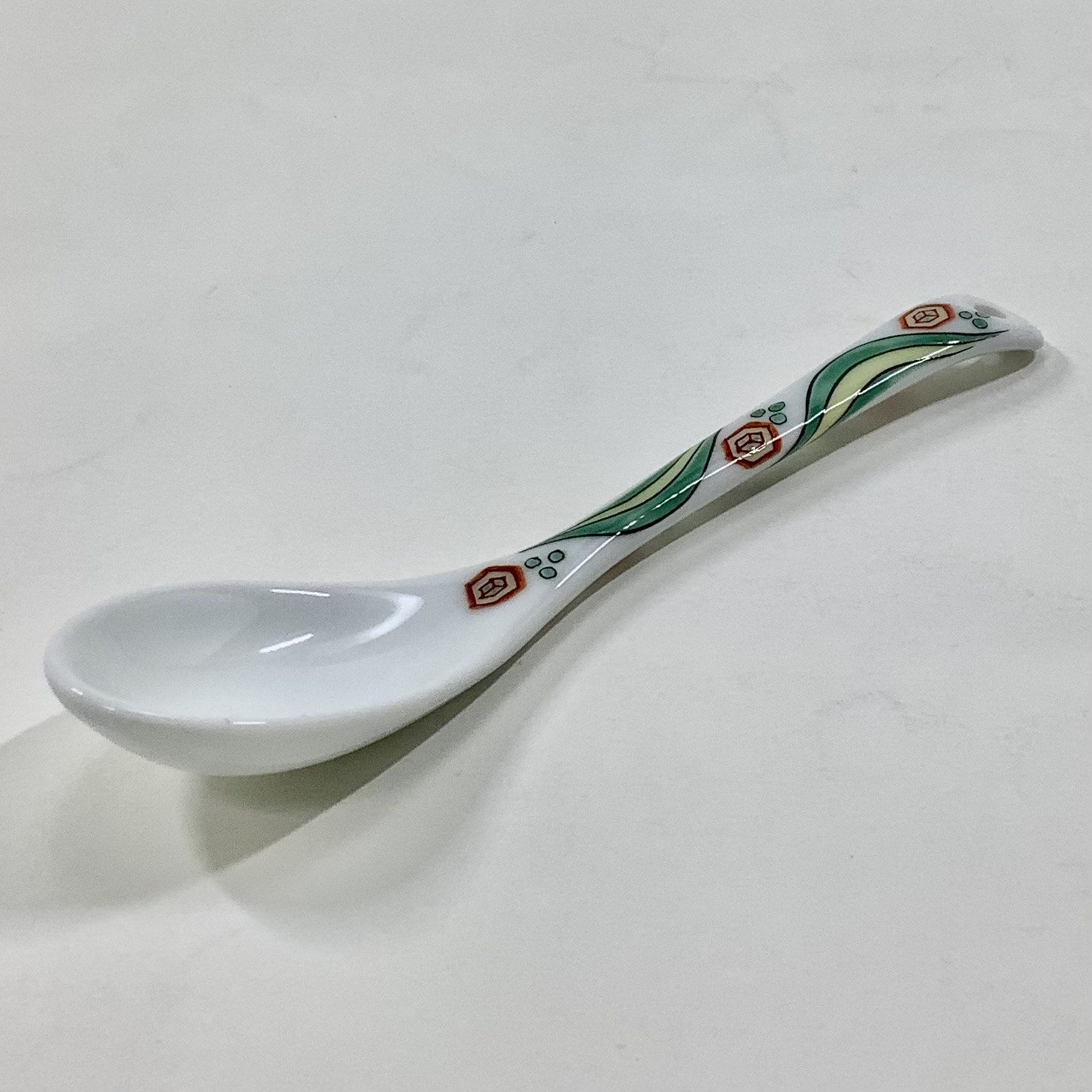 錦亀甲流水スプーン　13.5cmの画像