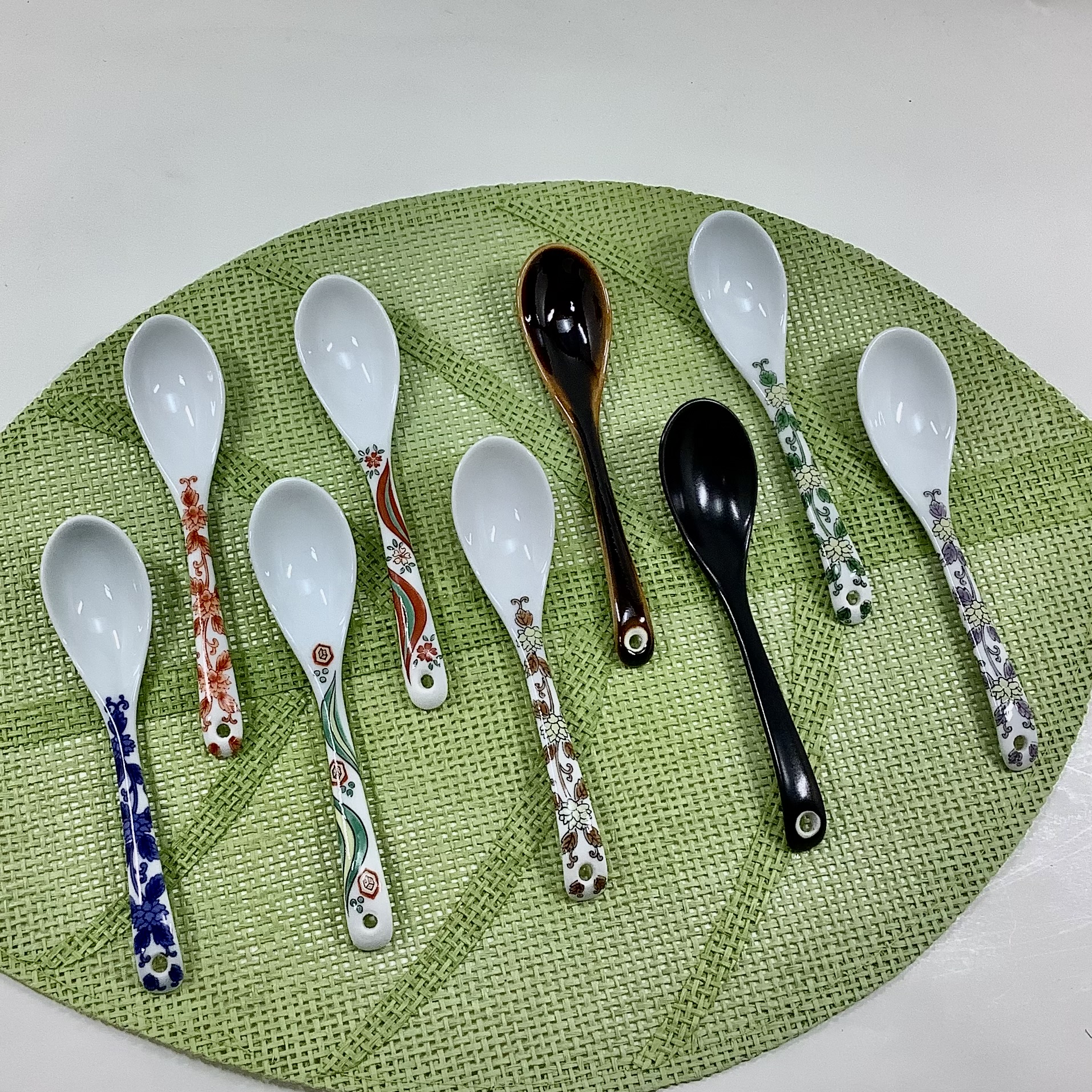 染付唐草スプーン　　13.5cmの画像
