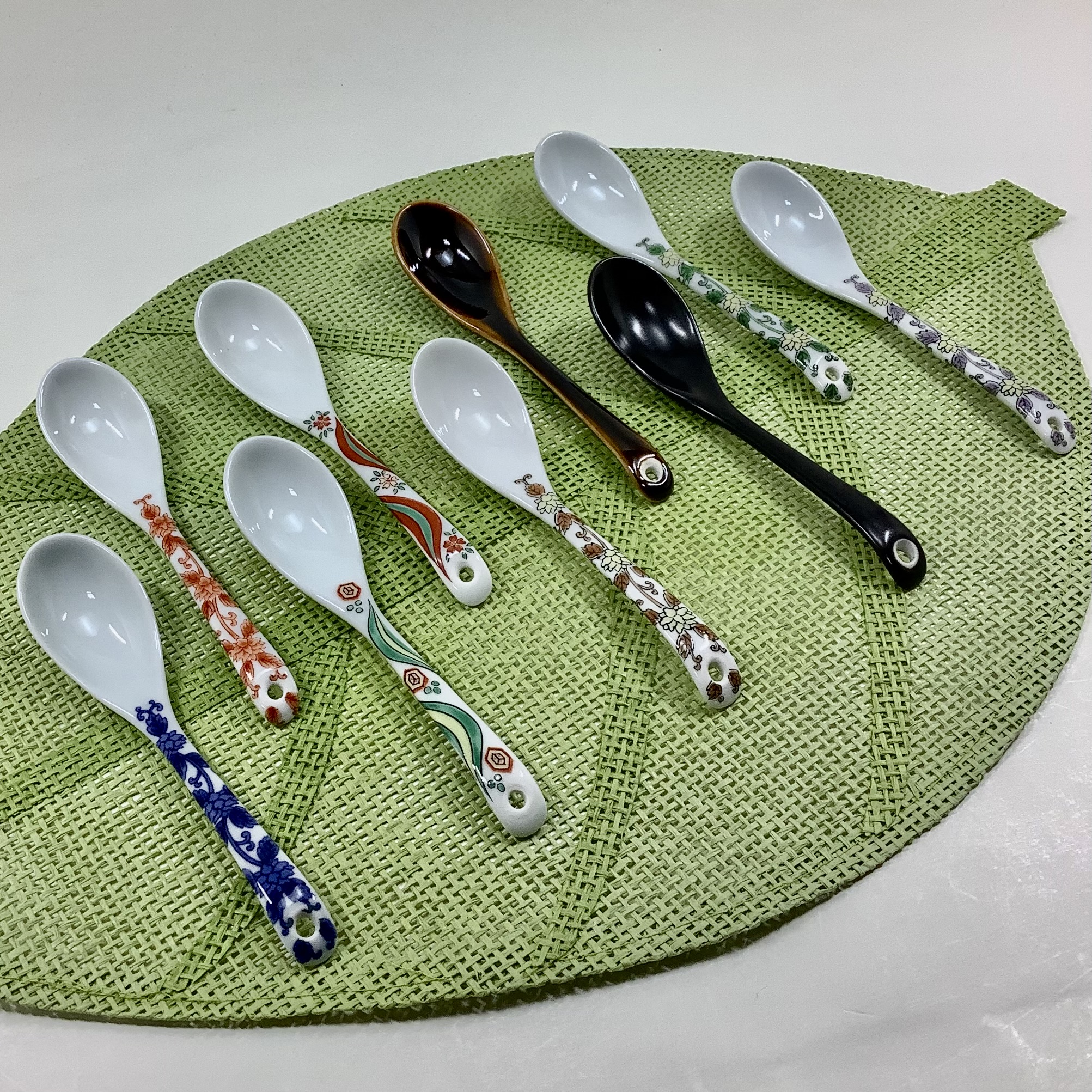 染付唐草スプーン　　13.5cmの画像