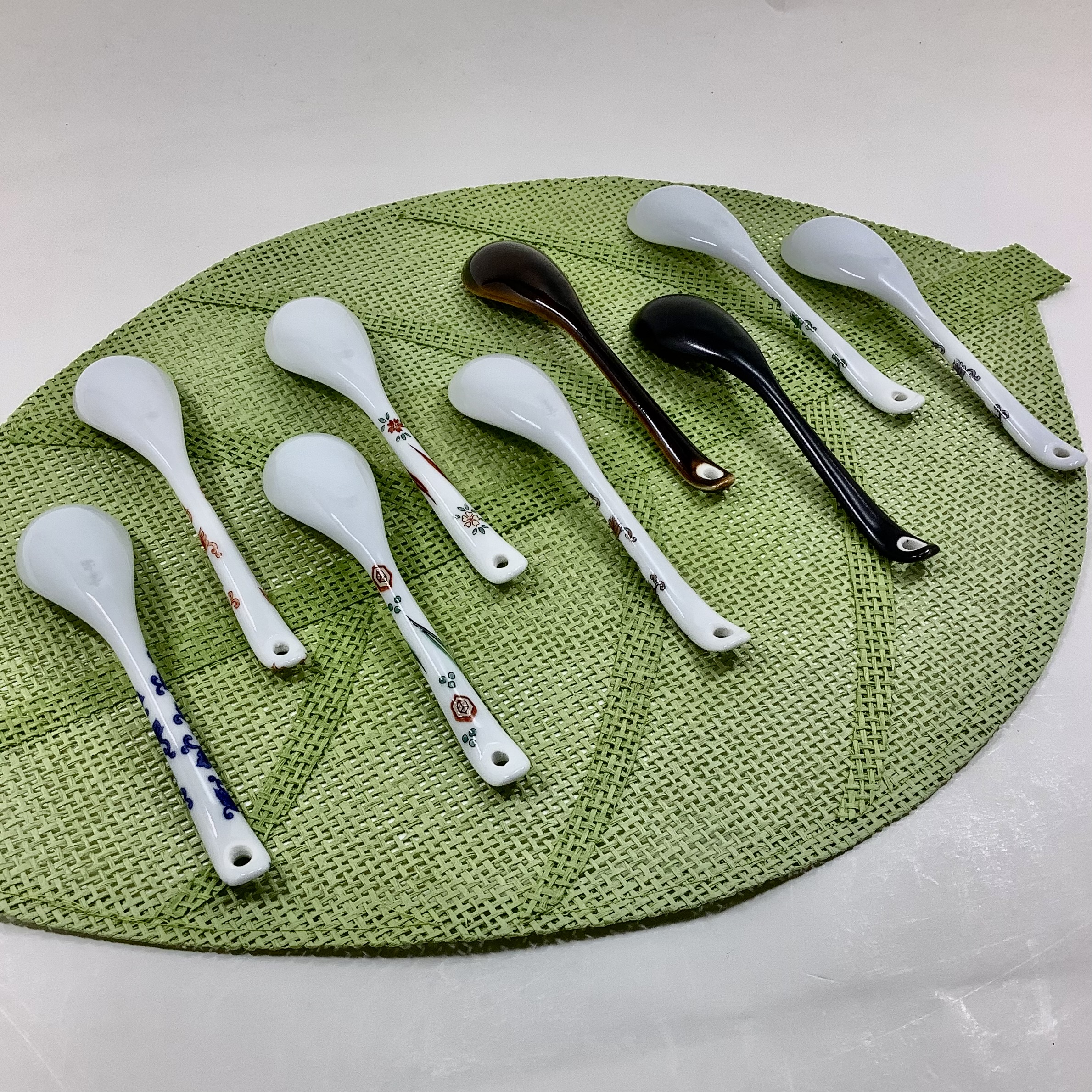 染付唐草スプーン　　13.5cmの画像