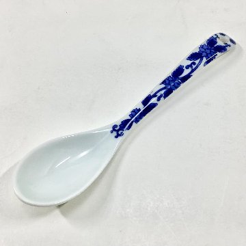 染付唐草スプーン　　13.5cmの画像