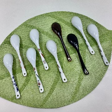 染付唐草スプーン　　13.5cmの画像
