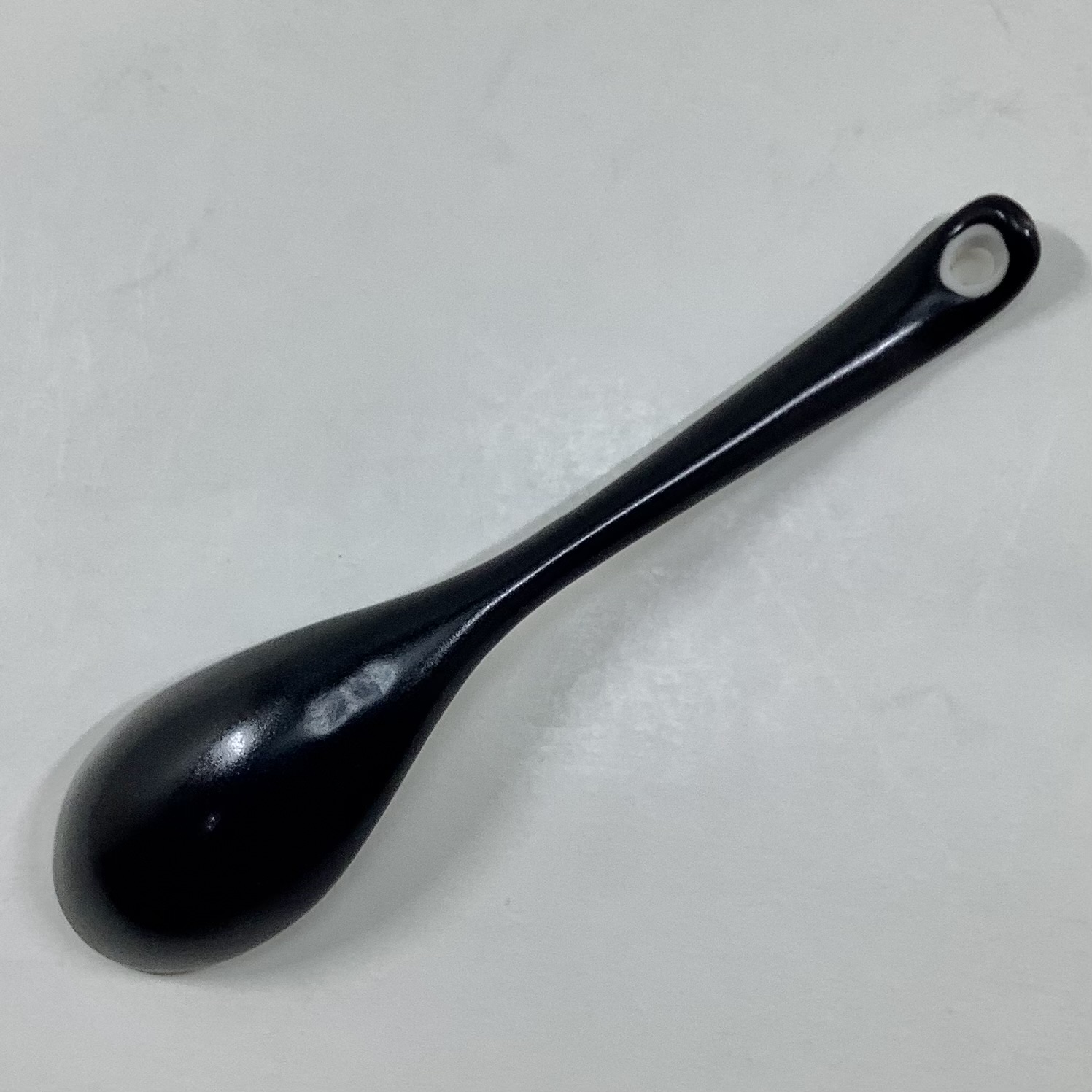 黒マットスプーン　　13.5cmの画像