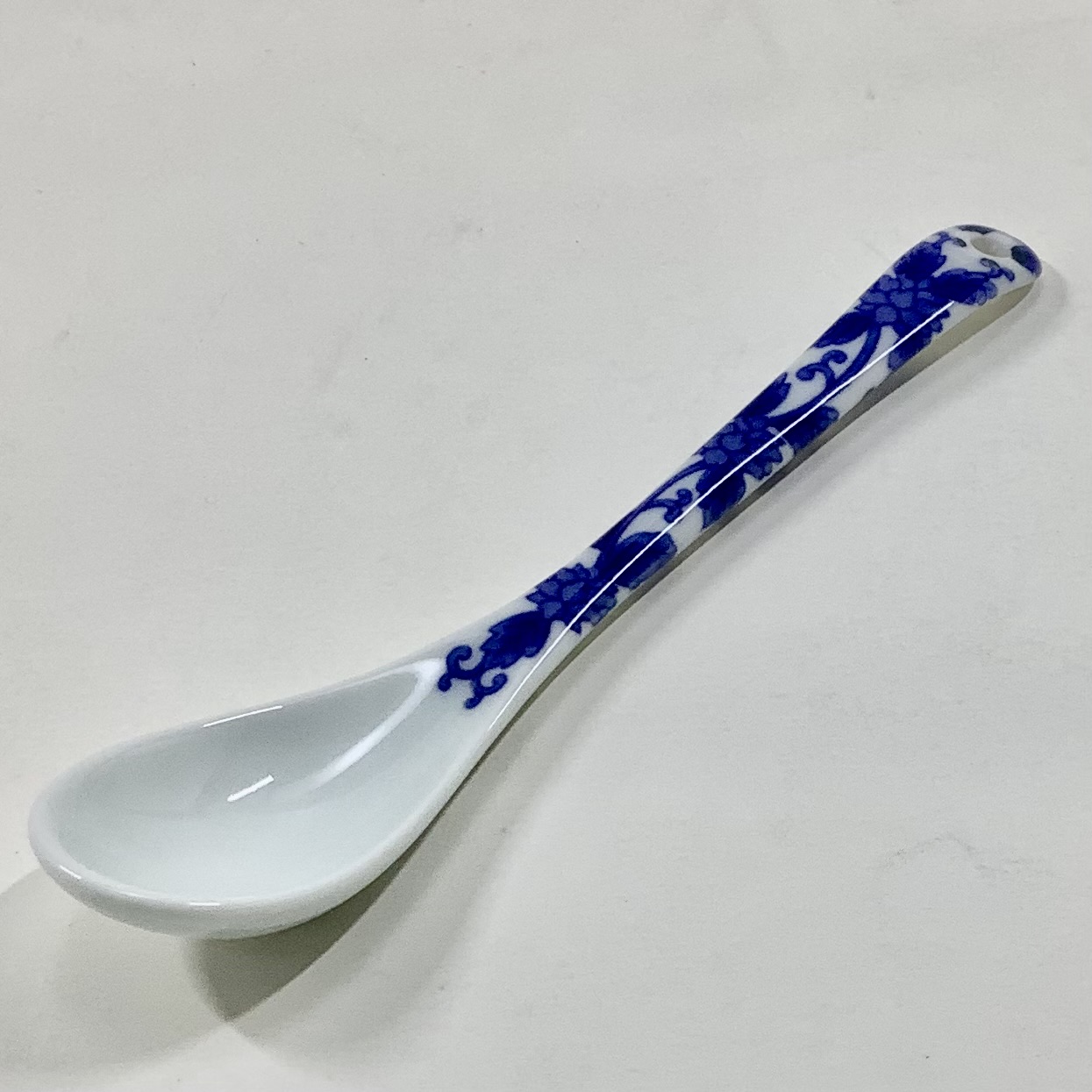 染付唐草小スプーン　12.7cmの画像