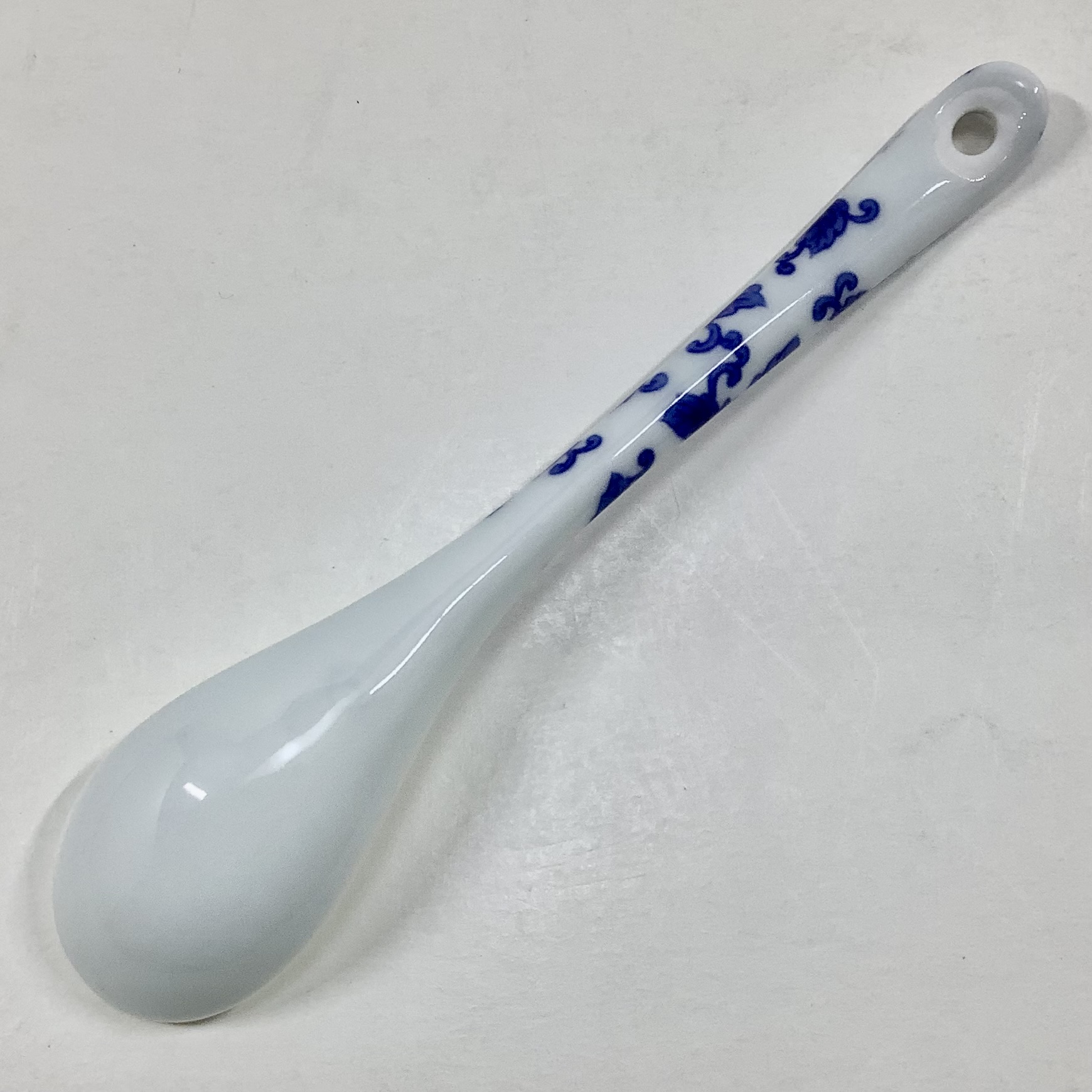 染付唐草小スプーン　12.7cmの画像