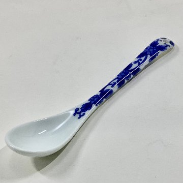 染付唐草小スプーン　12.7cmの画像
