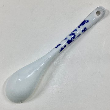 染付唐草小スプーン　12.7cmの画像