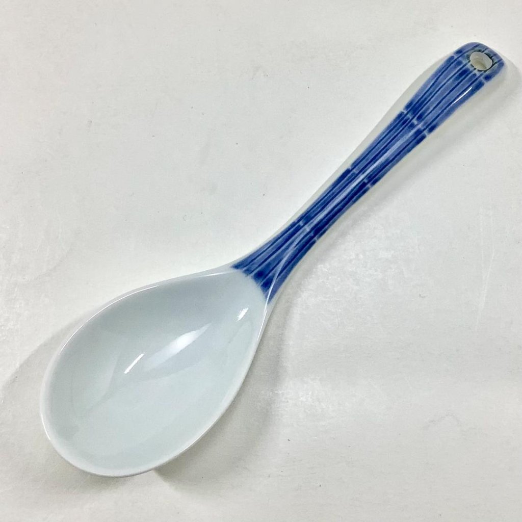 染付十草レンゲ　　　14㎝の画像