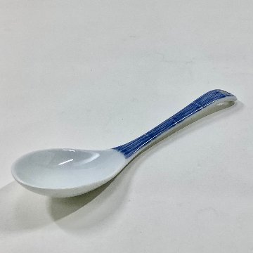 染付十草レンゲ　　　14㎝の画像