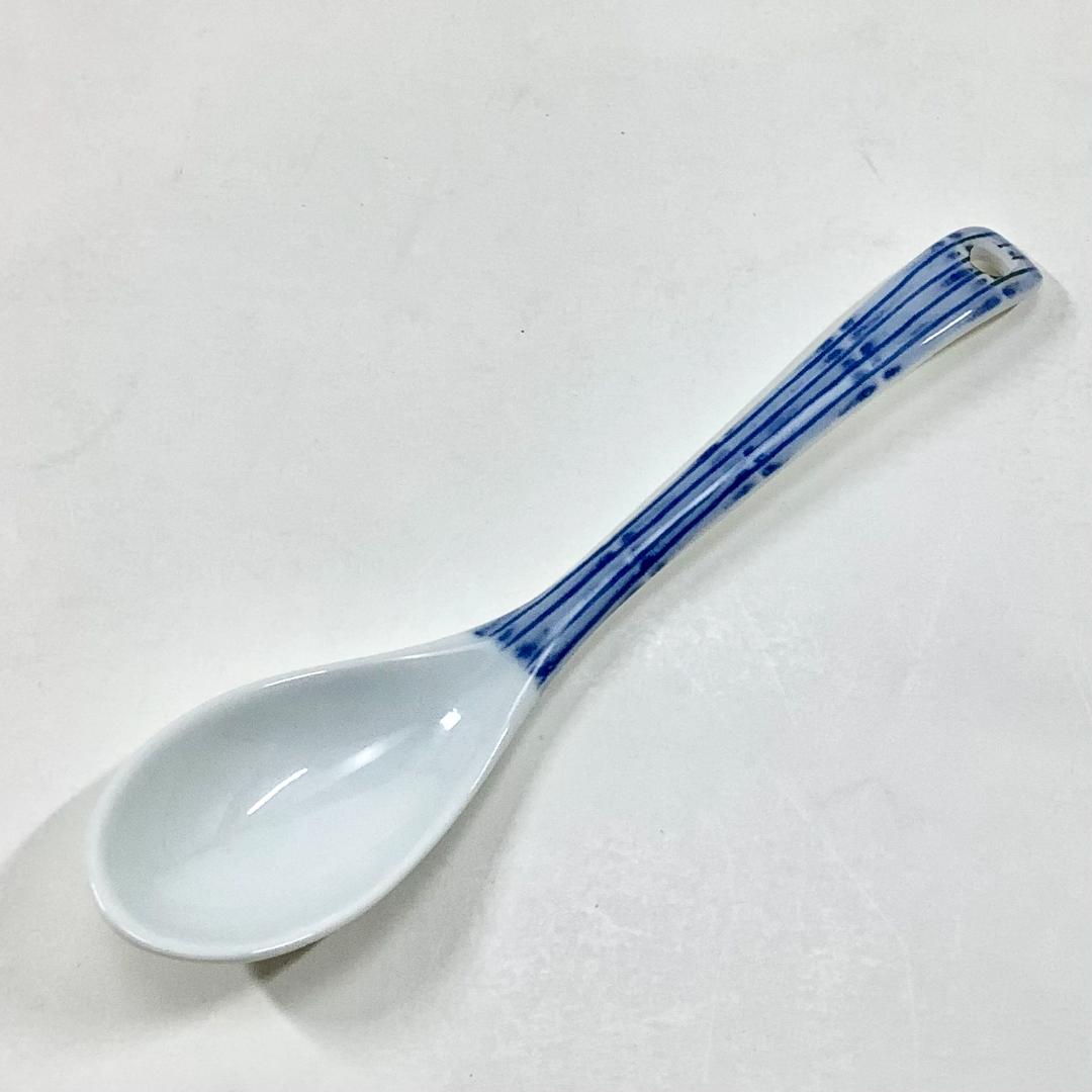 染付十草スプーン　　13.5㎝の画像