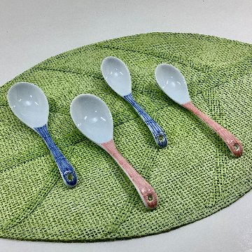 染付十草スプーン　　13.5㎝の画像