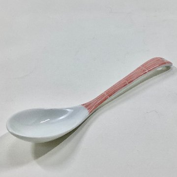 染付赤十草スプーン　　13.5㎝の画像