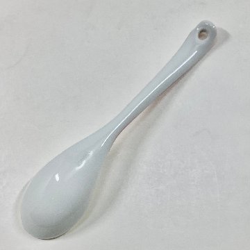 染付赤十草スプーン　　13.5㎝の画像