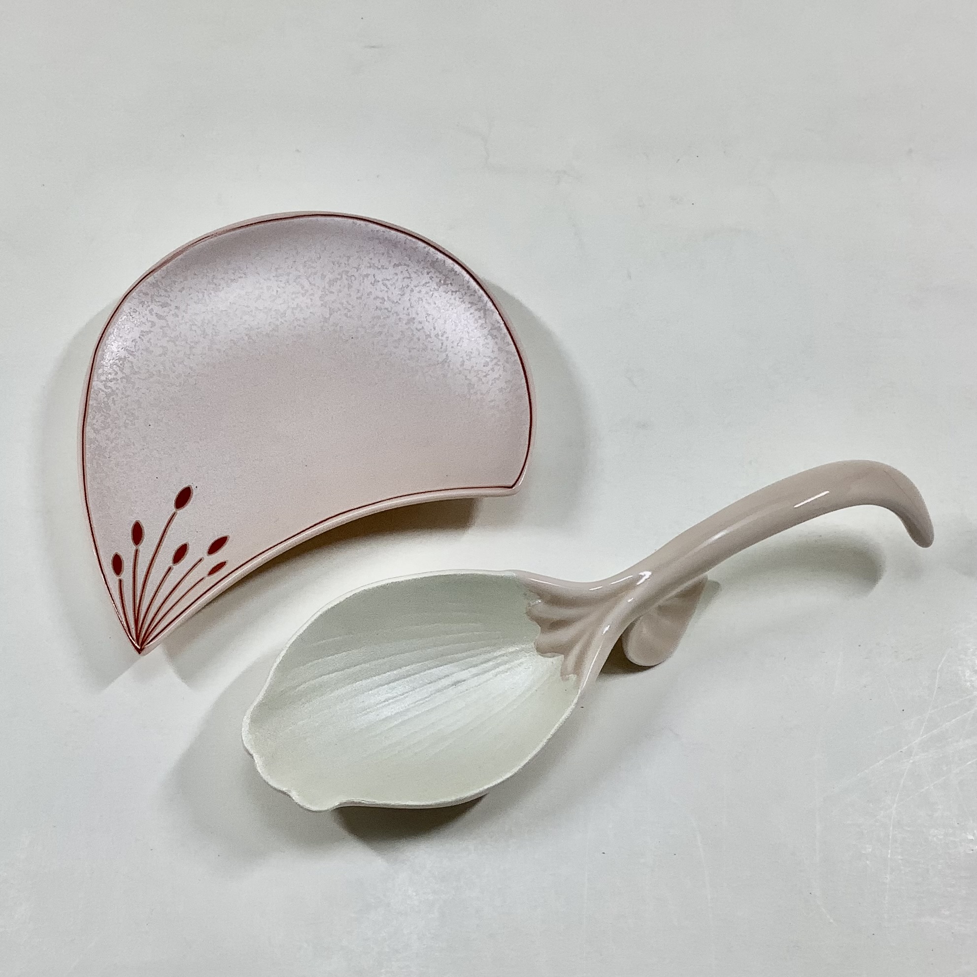 錦薄桜釉 銀花びらプレートスプーン　14.5㎝の画像