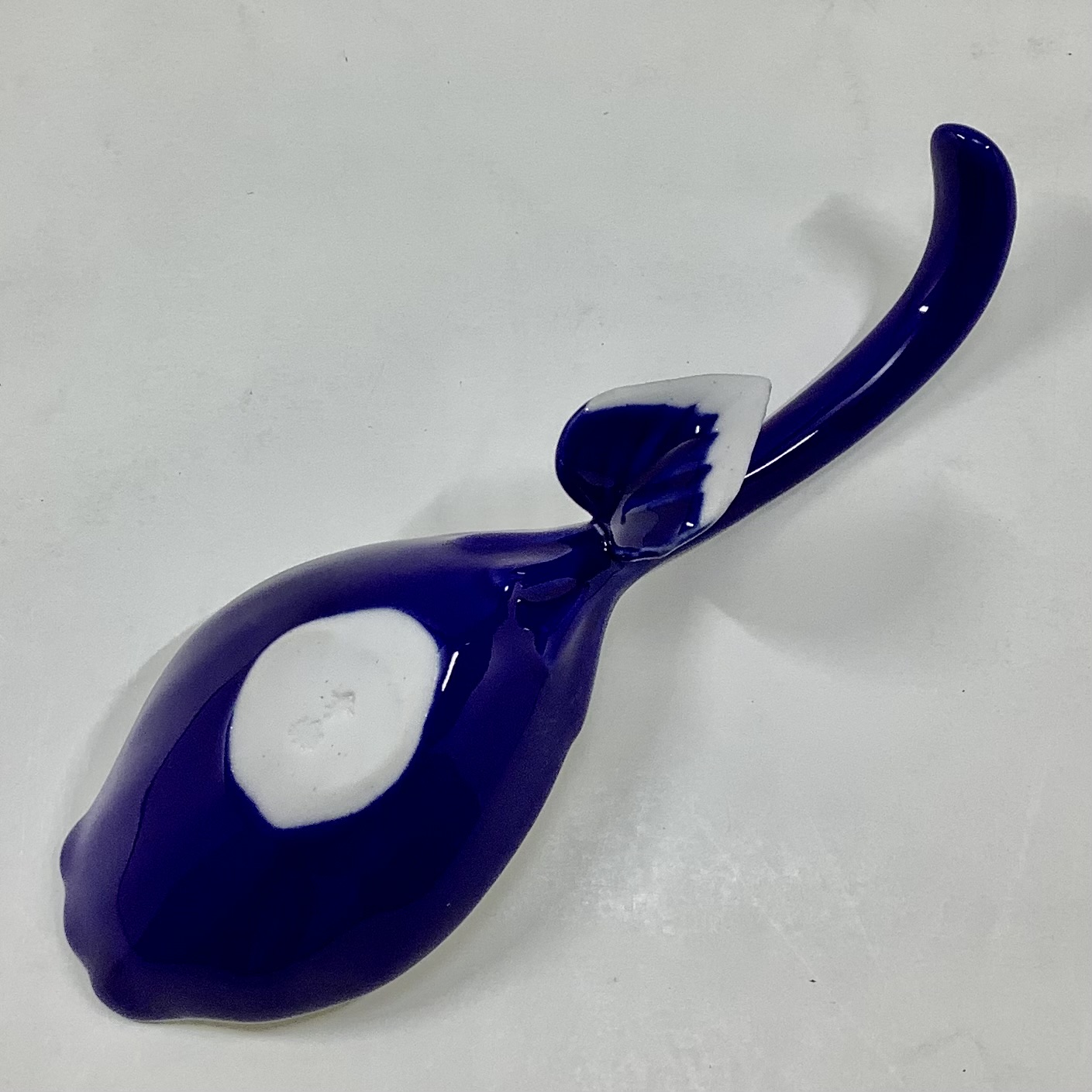 錦瑠璃釉 銀花びらプレートスプーン　14.5㎝の画像
