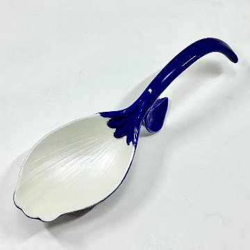 錦瑠璃釉 銀花びらプレートスプーン　14.5㎝の画像