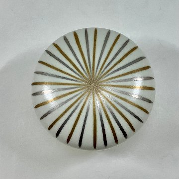 錦金銀十草 腰張小蒸碗　　8cm の画像